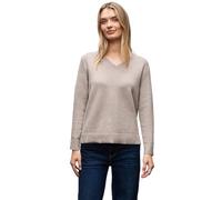 Street One Women's 3015725 Cuddly V-Neck Jumper, Sandstone Mocha Mel, 20