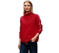 Street One Women's 3017132 Sweatshirt with Stand-up Collar, Racing Red, 10