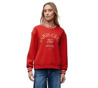 Street One Women's 3017324 Loose fit Print Sweatshirt, Racing Red, 14