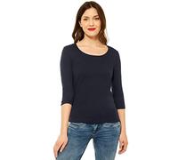 Street One Women's 313977 Pania T-Shirt, Blue (Deep Blue 11238), 20