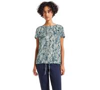 Street One Women's 3227162 Material Mix Shirt, Arona Blue, 18
