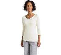 Street One Women's 3227964 Basic Shirt with Button Detail, Off White, 12