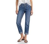 Street One Women's 3818271 Straight Leg Jeans in Casual fit with Turn-up