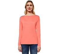 Street One Women's A301896 Knitted Jumper, Sunset Coral, 3 UK