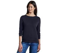 Street One Women's A302973 Soft Knitted Jumper, Deep Blue, 16