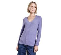 STREET ONE Women's A303041 Cuddly V-Neck Jumper, Viola Lilac Mel, 12
