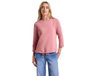 Street One Women's A303275 Sweatshirt in Plain Colour, Blush Peach, 10