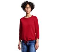 Street One Women's A303275 Sweatshirt in Plain Colour, Glory Red, 12