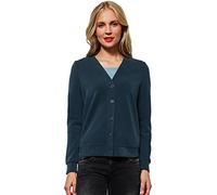Street One Women's A318807 Cardigan, Deep Teal Blue, 3 UK