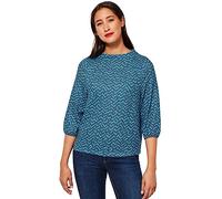 Street One Women's A318813 Printed T-Shirt, Milky Jade Blue, 10