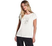 Street One Women's A323171 Shirt with Print, Off White, 12