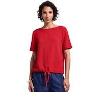 Street One Women's A323331 Soft Textured Shirt, Glory Red, 16