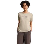 Street One Women's A323343 Washed Look T-Shirt, Coastal Beige, 16