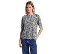 Street One Women's A323347 Burnout Shirt with Pattern, Coastal Beige, 10