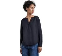 Street One Women's A345112 Tunic Blouse in Plain Colour, Dark Blue, 38