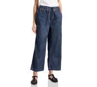 Street One Women's A378565 Wide Leg Jeans, Dark Blue Clean, W27
