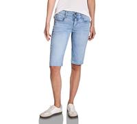 Street One Women's A378567 Bermuda Shorts, Light Blue Random Washed, 29