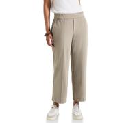 Street One Women's A378685 Straight Leg 7/8 Twill Pant, Buff Grey, 8