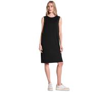 Street One Women's A144502 Dress with Chiffon Detail, Black, 10