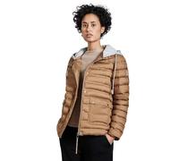 Street One Women's Jacket with Removable Hood, Creamy Brown, 10