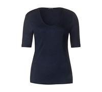 Street One Women's Palmira T-Shirt, Blue, Deep Blue 11238, 20