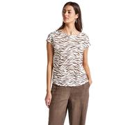 STREET ONE Women's Patterned Shirt, Nomad Brown, 14