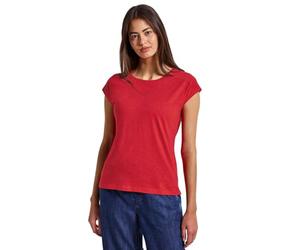Street One Women's Shirt with Decorative Tape, Glory Red, 14