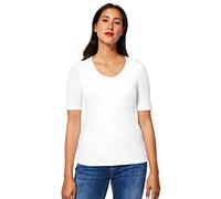 Street One Women's T-Shirt New Palmira, White, 16