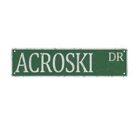 Street Sign Actuary Dr Vintage Signs Retro Tin Aluminum For Kitchen Home Garden Wall Bar Cafe Decor 4X16 Inches