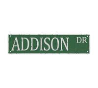 Street Sign Administrative Officer Dr Vintage Signs Retro Tin Aluminum For Kitchen Home Garden Wall Bar Cafe Decor 4X16 Inches