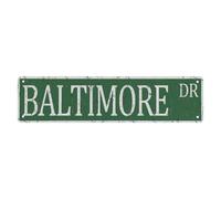 Street Sign Bald Eagle Dr Vintage Signs Retro Tin Aluminum For Kitchen Home Garden Wall Bar Cafe Decor 4X16 Inches
