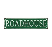 Street Sign Metal Tin Signs Roadhouse The Unique Wall Decoration Of The Vintage Diner Metal Tin Sign Shop Cafe Restaurant 4X16 Inches