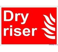 Street sign warning plaque Metal Tin Dry Riser Fire Metal Aluminum For Wall Art 8x12 Inch Office Signs Outdoor & Indoor Sign