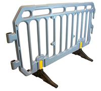 Street Solutions UK - Crowd Control Plastic Safety Barrier - 2 Meters Wide - for Pedestrians' Safety and Events - Freestanding with 360° Hinge Rotation