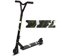Street Stunt Scooter Pro 360 Spin Handlebar Sport Trick Push Kick Scooter for Age 8+, Lightweight Alloy Deck, ABEC-9 Bearings Trick Edition (black)