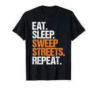 Street Sweeper Eat Sleep Routine T-Shirt