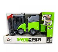 Street Sweeper Truck Toy Kids City Vehicle Lights Sound Friction Power 1:16 Scale Children Kids Age 4 5 6 7 8 9 10 Toys