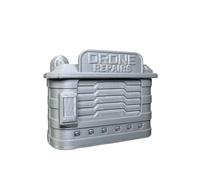 Street Vendor Kiosk - Drone Repairs Sci Fi Building 28mm 3D Printed Terrain