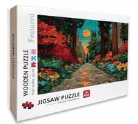Street View Wooden Jigsaw Puzzles 99x70cm, Flower Jigsaw Puzzles 2000 Piece for Adults with Box, Educational Challenging Game, Gifts for Teens, Back Lettering Easy to Distinguish, Home Decor, 5-3161