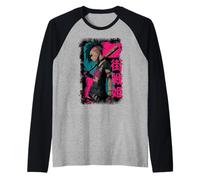 Street Warrior Girl Kanji Raglan Baseball Tee