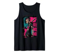 Street Warrior Girl Kanji Tank Top