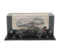 Street Warrior SW 1:64 Scale M4 G82 Sports Diecast Models Car Miniature Limited Collection Toy Vehicle Models (Black)