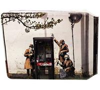 Streetart Spy Credit Card Bus Pass Wallet Slimline Travel Rail Ticket Holder Cover for Oyster Business Zip ID Card - Bifold - Party Bag Gift School Leaver Uni (2X Wallets)
