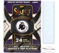 StreetCards 2024-25 Panini Select Premier League Soccer EPL Blaster Box with 24 Trading Cards + 6 Toploaders Magnet!