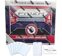 StreetCards 2024-25 Prizm Premier League EPL Retail Box with 96 Trading Cards + 6 Toploaders + Magnetic Holder Magnet!