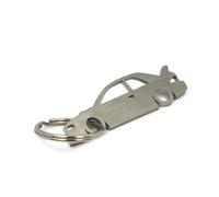 Streetculture CarShape Stainless Steel Keyring Impreza GC8 Car Shape JDM Import Racing Drift Motorsport, silver, 62 mm