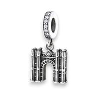 Streetculture France Arc de Triomphe Arc de Triomphe City of Love Memorial Paris Charm Bracelet Pendant Jewellery Accessories Sterling Silver 925 Charm Collector Bracelet