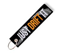 Streetculture Just Drift It - Keyring Lanyard Jet Tag for Motorsport Fans & Drifter | Racing Accessory Drifting Performance with Drift Style Motifs for Car Friends and Tuning