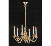 Streets Ahead 6 Arm Chandelier 1/12 Scale