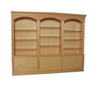 Streets Ahead Bare Wood Deluxe Triple Shelves For 12Th Scale Dolls House